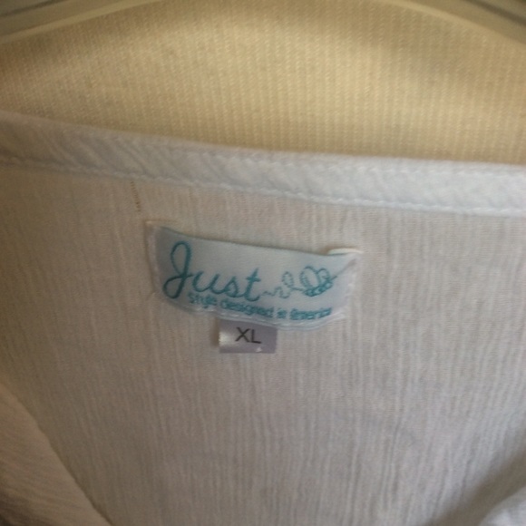 Just Bee  xlarge gauzy tunic/ coverup - Picture 6 of 7